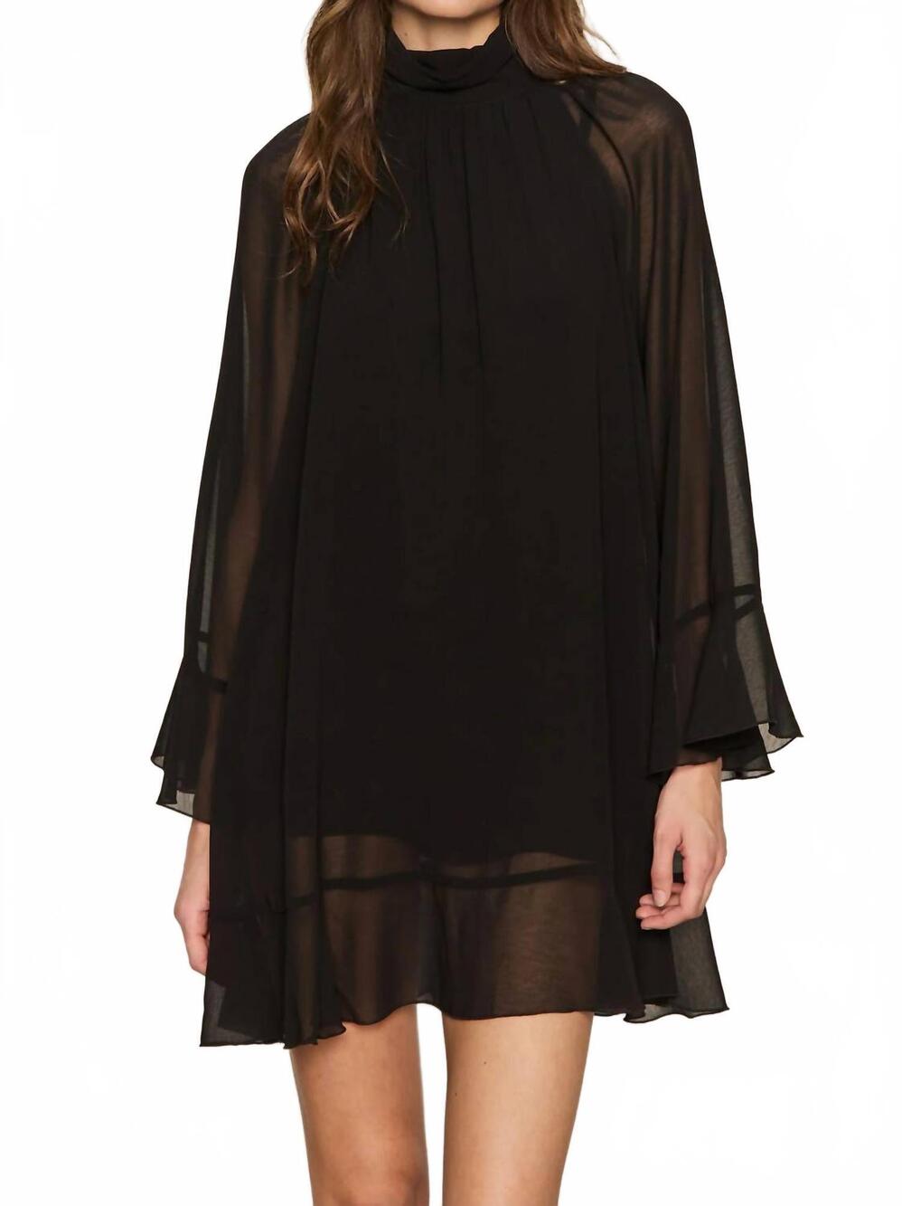 NEW SANCTUARY soulmate mini dress in black